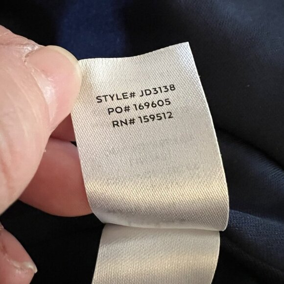 Lulus Women's Size M Medium Wrap Dress Dark Blue Short Sleeve Ruffle Night Out - Picture 7 of 10